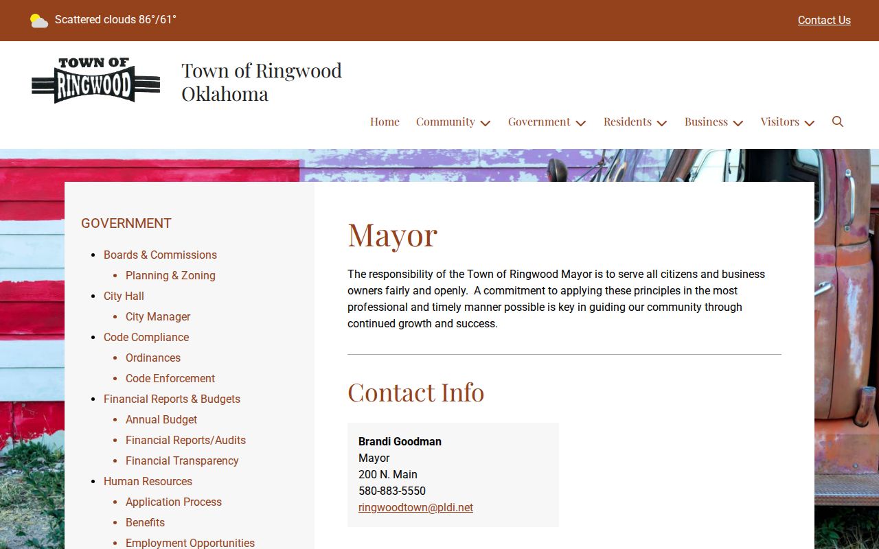 Ringwood public official reference for local records research